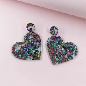 Heart Drop Earrings